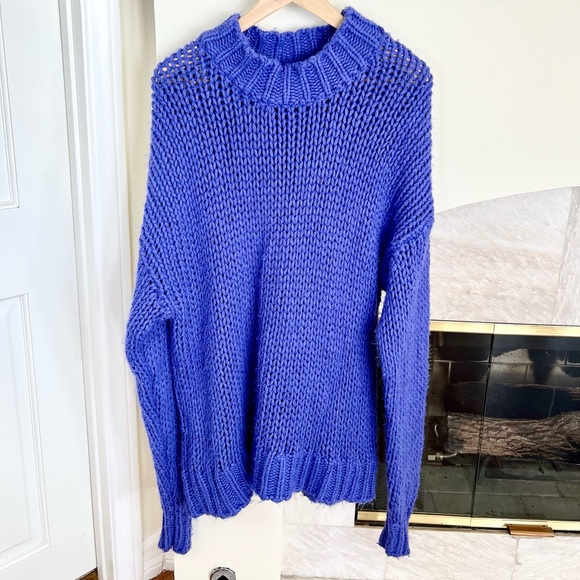 Zara Oversized Sweater — Lilac, M - Picture 6 of 10